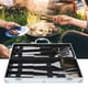 thumbnail image 3 of Utensilios para asar barbacoa de acero inoxidable, 6 uds., seguridad para acampar al aire libre, herramientas para cocinar barbacoa, 3 of 8