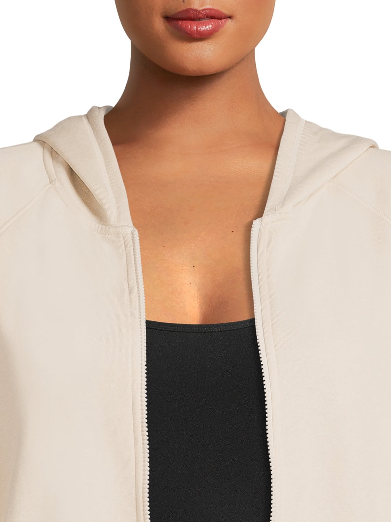 Terra & Sky Women's Plus Size Fleece Zip Up Hoodie