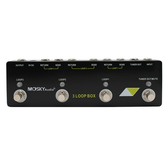 SPRING For MOSKY Audio 3 LOOP BOX 1pcs Guitar Pedal Loop Effect Pedal Looper Pedal Tuner Guitar Loop Effect Pedal 230*70*36mm Parts