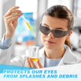 thumbnail image 4 of Gafas de seguridad WFEANG transparentes, 100 pares, resistentes a los arañazos, 4 of 7