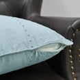 thumbnail image 5 of Home Soft Things Marquesa Dots Embroidery Silk Filled Throw Pillow Cover 2 Piece Set - Blue - 18" x 18", 5 of 8