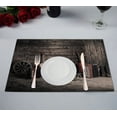 thumbnail image 1 of EREHome Scenery Barn Vintage Instrument Placemat Table Mat Cup Mat 12x18 inch,Set of 2, 1 of 2