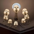 thumbnail image 5 of RichLink Home Round Pu Decorative Ceiling Fan Lamp Cover Ceiling Shape Decoration,26Cm, 5 of 5