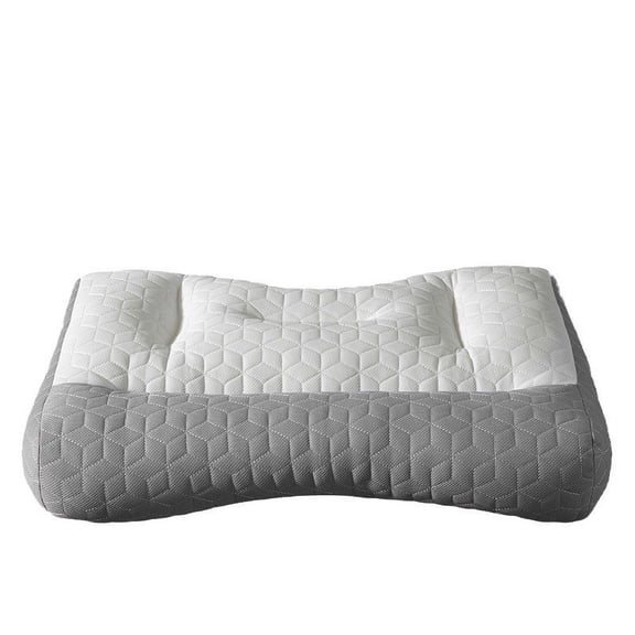 Sleep Enhancing Cervical Support Comfort Goose Down Pillow, New Cervical Neck Pillow,Premium Goose Down with Memory Foam,Ergonomic Side Back Stomach Sleeper Enhancer Pillows (A)