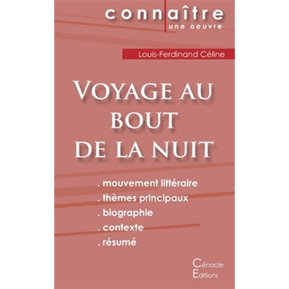 Pre-Owned Fiche de lecture Voyage au bout de la nuit de Louis-Ferdinand C?line (compl?te)