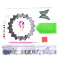 thumbnail image 2 of Colgante de diamantes de imitación, diseño único, pintura artesanal, accesorios decorativos para decoración del hogar y ventana, 2 of 5