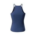 thumbnail image 4 of Made by Olivia Women's Halter Neck Ribbed Tank Top, 4 of 4