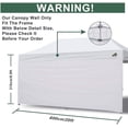 thumbnail image 3 of Eurmax Instant Sunwall for 10x20FT Pop up Canopy, 1 Pack Field Green Canopy Sidewall, 3 of 7