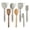 Taupe, variant on Calphalon Prime 7 Piece Sillicone and Teak Wood Kitchen Tool Set - Taupe