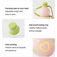 thumbnail image 4 of Linnome 880ml Gourd Water Bottle with Adjustable Strap Food Grade for Sports 7.9x4.4x4.4in Pink, 4 of 7