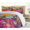 thumbnail image 5 of Ambesonne Floral Duvet Cover Set, Daisies Peony Gerbera, Queen, Multicolor, 5 of 6