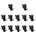 thumbnail image 1 of 12 clips de cuerda para exteriores, soportes para cables exteriores, fácil instalación, abrazaderas de línea, ganchos para colgar luces de hadas para negro, 1 of 9