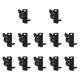 thumbnail image 1 of 12 clips de cuerda para exteriores, soportes para cables exteriores, fácil instalación, abrazaderas de línea, ganchos para colgar luces de hadas para negro, 1 of 9