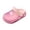 Pink, variant on Lusa Kids Solid Color Transparent Slippers with Holes Casual Thick-Soled Non- Summer Beach Sandals Comfortable Soft Sole Cool Shoes for Warm Weather Outdoor Play Wear Purple 8-9 Years