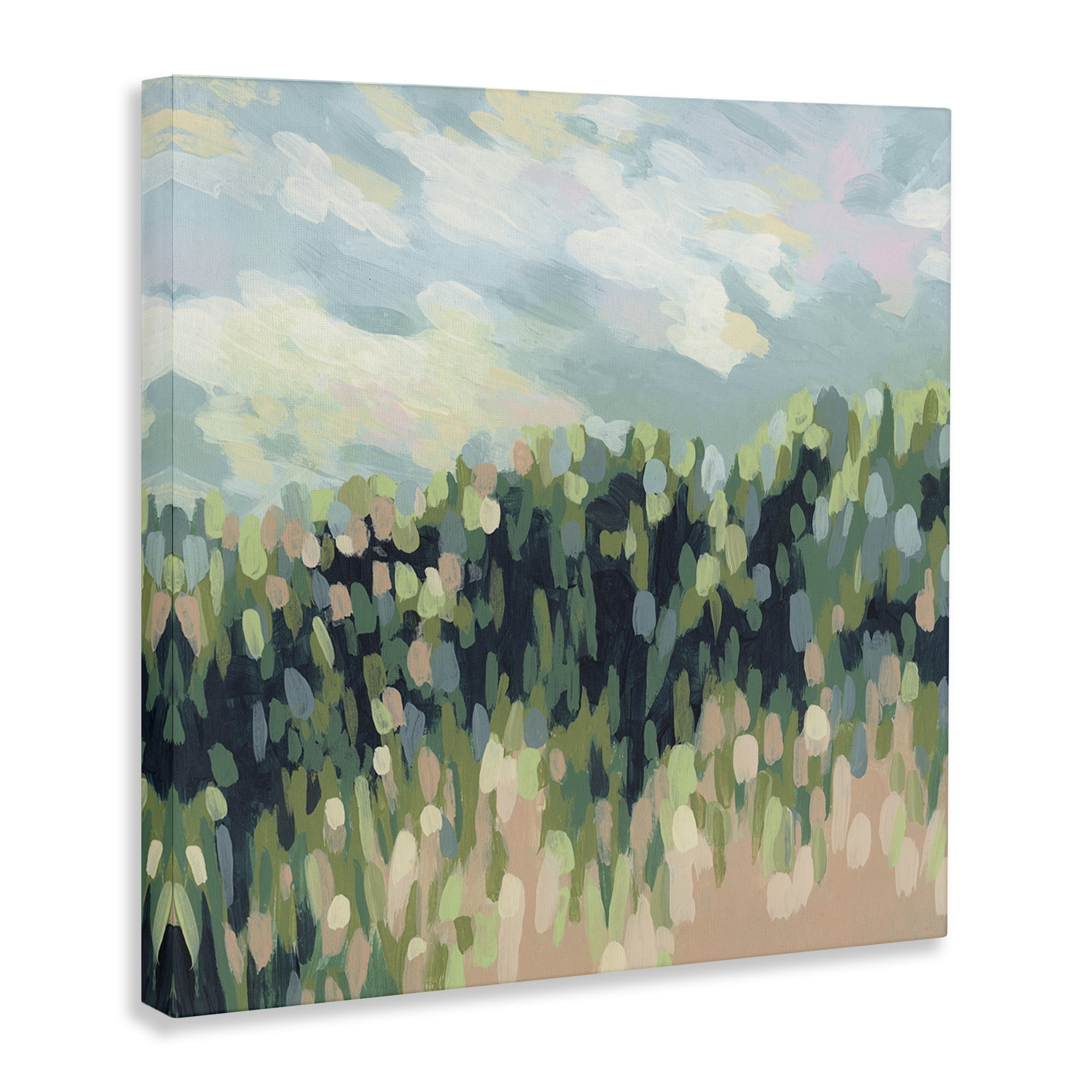 Stupell Industries Abstract Rural Plants Landscape & Nature Painting Wrapped Canvas Art Print Wall Art, 24 x 24