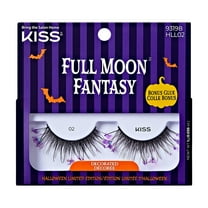 KISS Full Moon Fantasy Decorated, False Eyelashes, Night Goddess, 12mm-14mm-16mm, 1 Pair