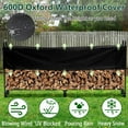 thumbnail image 3 of Yesurprise 8.5 Ft Heavy Duty Firewood Rack with Waterproof Cover, Suitable for 1/2 Cord Firewood Storage Indoors or Outdoors, 3 of 8