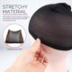 thumbnail image 5 of 6 Bonnets De Perruque En Nylon Lastique Noir - Bonnets De Perruque En Nylon Lastique, Bonnets De Bas De Perruque Unisexe Marron Bonnets De Cheveux, 5 of 5