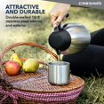 thumbnail image 2 of Cresimo 2 Litre Stainless Steel Thermal Coffee Carafe Double Walled Vacuum Flask, 2 of 4