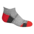 thumbnail image 2 of Fruit of the Loom Active Low-Cut Socks for Boys, Gray, Sizes 9-2.5 (12-Pack), 2 of 5