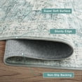 thumbnail image 2 of Lahome 8x10 Farmhouse Washable Rug Indoor, Non Slip Large Rugs for Livng Room, Soft Ultra Thin Green Bedroom Rug Throw Carpet for Nursery Office, 2 of 7