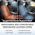 thumbnail image 6 of Leather Seat Covers for Jeep Most 98% Cars SUVs,Car Seat Covers Front Set,Waterproof Car Seat Protectors with Airbag,Comfort Interior Cover Seats for Cars(Black,Pillows), 6 of 6