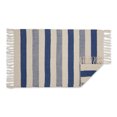 thumbnail image 2 of Design Imports CAMZ12641 2 x 3 ft. Hand-Loomed Rug, French Blue Combo Stripe, 2 of 3
