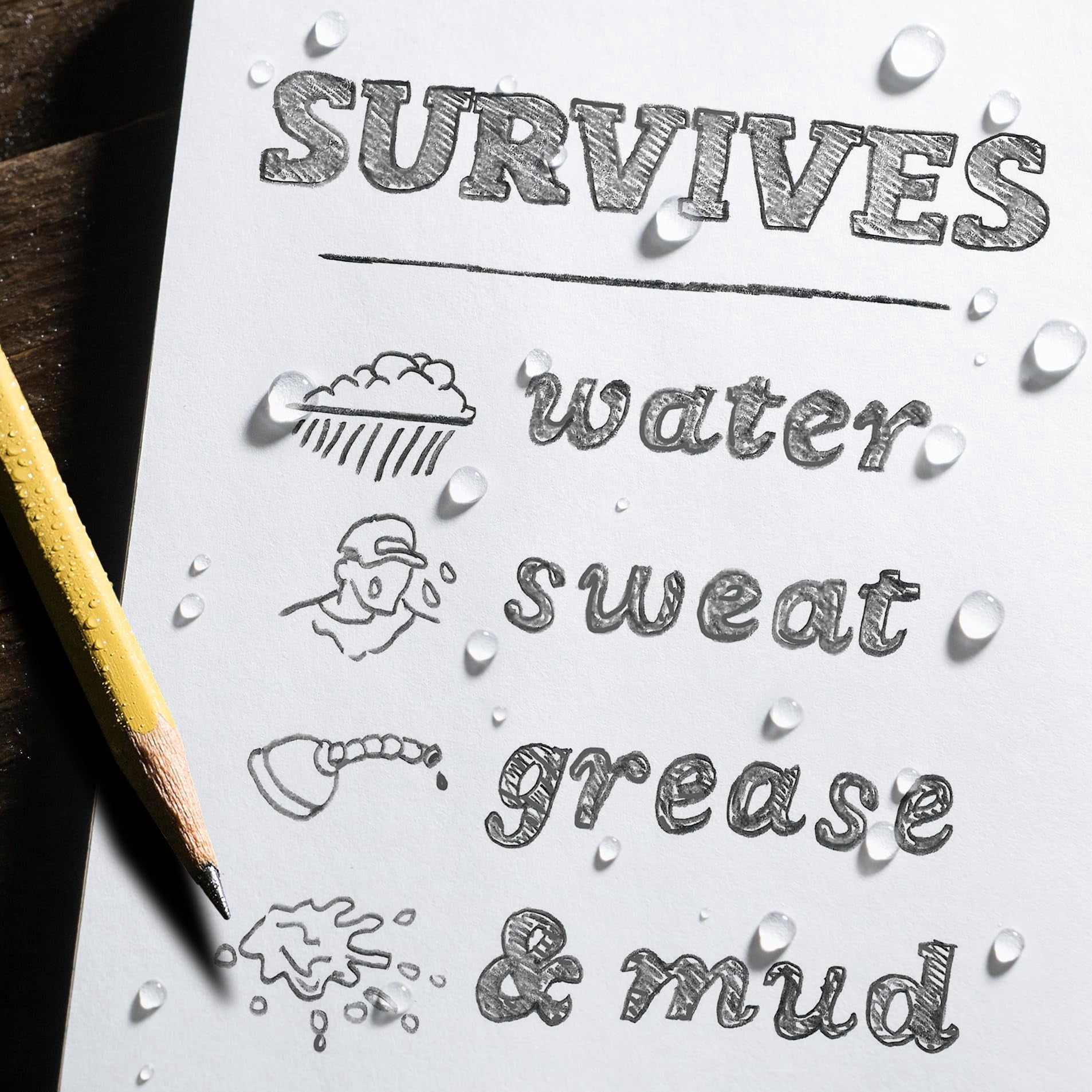 Rite in the Rain Weatherproof Side Spiral Notebook, 8.5" x 11", Yellow Cover, Commerical Pool & Spa Maintenance Log (No. 425-MX) CA1