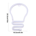 thumbnail image 3 of Ofertas Exclusivas, Lámpara LED con forma de bombilla de neón, luz decorativa, funciona con USB y pilas Akmoler, 3 of 8