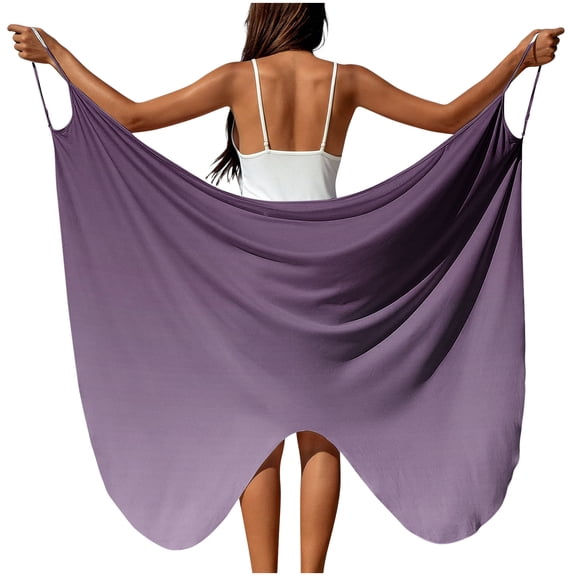 Sarong Wraps for Women Lightweight Butterfly Spaghetti Strap Beach Cover ups Summer Plus Size Swimsuit Coverup Skirt Dress