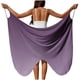 thumbnail image 3 of TaTaai Ladies Butterfly Solid Beach Cover Up Wrap Skirt with Tie Waist Sheer Lightweight Long Dress Chiffon Sarong for Swimwear Vacation Resort All Season Wear Gift, 3 of 9