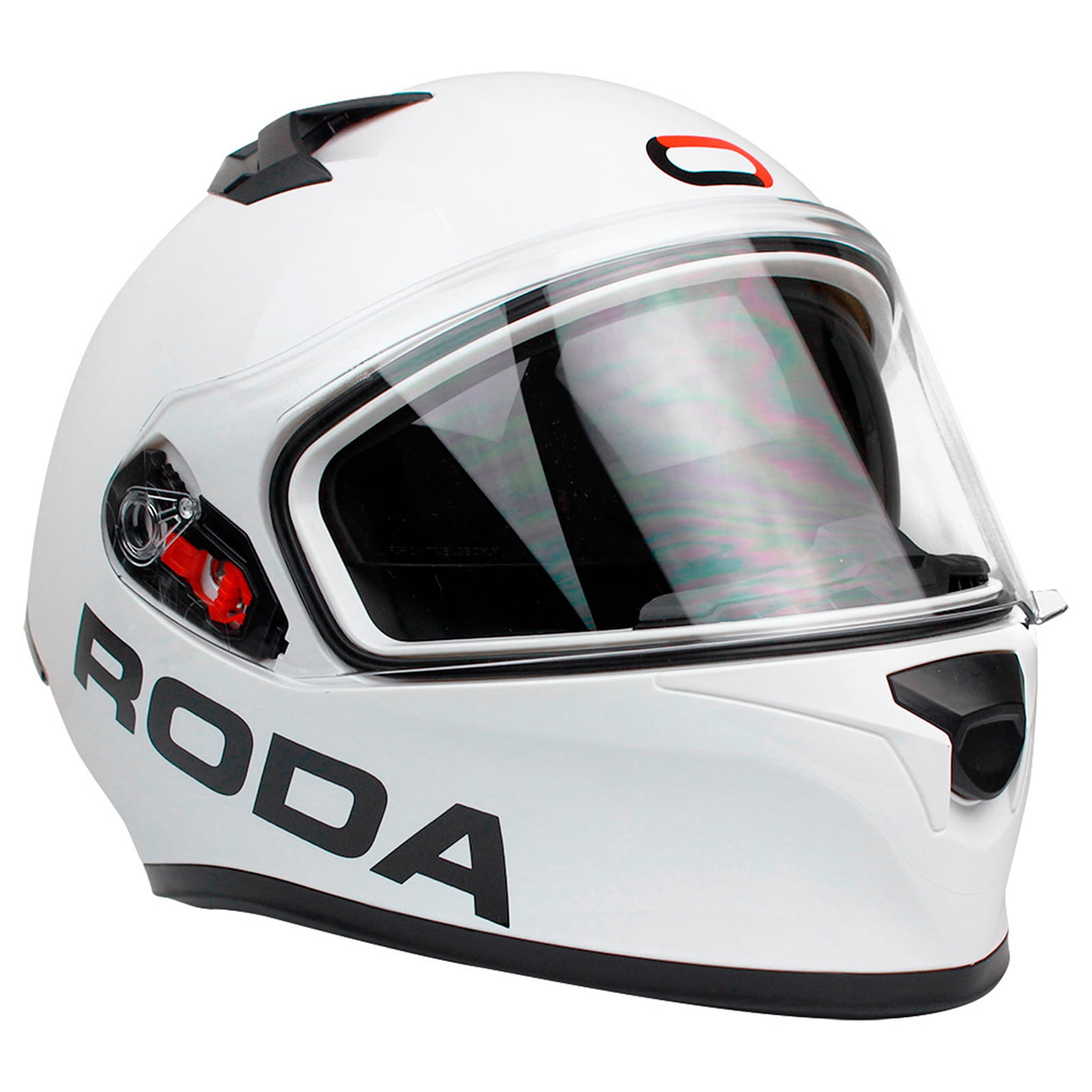 Casco Integral Para Moto ABS Roda Course XL Color Blanco DOT Roda Course Walmart en linea
