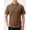 Brown, variant on Boys Polo Shirt Short Sleeve Textured Knit Casual Golf Polo Top for Kids 8-12 Years