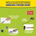 thumbnail image 5 of Undercarriage Pressure Washer Attachment, 16 Inch Under Car Cleaner with 3 Extension Wands, 1/4" Quick Connect, 4000 PSI Power Washer Accessory, 5 of 9