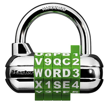 Master Lock 1534D Locker Lock Set Your Own Word Combination Master Lock 1534D Locker Lock Set Your Own Word Combination