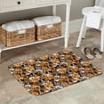 thumbnail image 7 of Yiaed Dogs Different Breeds Print Flannel Doormat Mat Outdoor Indoor Door Mats, Non Slip Durable Entrance Rugs for Outside Entry, Porch, Resist Dirt, 16"x24", 7 of 7