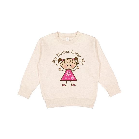 Inktastic My Nonna Loves Me Toddler Sweatshirt