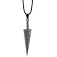 thumbnail image 3 of Collar con colgante de uñas de hueso de caballero hueco de anime, 3 of 3