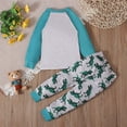 thumbnail image 5 of KPOPLK Unisex Pajamas 2 Piece Long Sleeve Long Pants Pajama Set Kids Boys Girls Cute Pj Soft Holiday Sleepwear Size 5-6 Years,Light Gray, 5 of 9