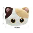 thumbnail image 2 of 18.5in Soft Cat Plush Pillow Stuffed Animal Calico and Siamese Cat Design Fluffy Backrest Cushion for Sofa Bed Decor Cozy Pet Themed Home Ornament Gift Item, 2 of 5