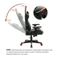 thumbnail image 4 of Racing Style Gaming Chair Height Adjustable Swivel Rocker with Headrest and Lumbar Pillow,Orange, 4 of 7