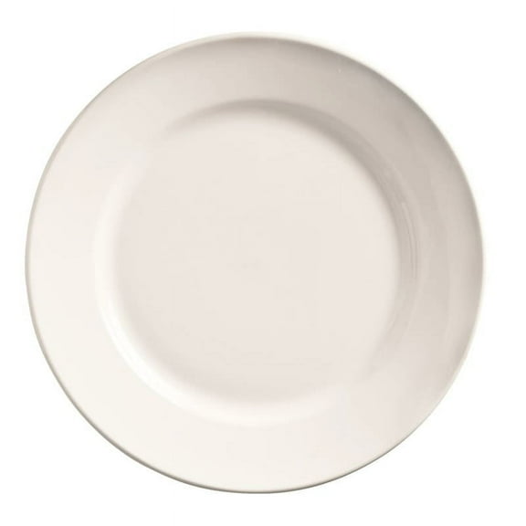 World Tableware 840-410R-23 Porcelana 6-1/4 Wide Rim Plate - 36 / CS"