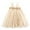 Beige, variant on TBWNWG Toddler Girls Holiday Party Dress Sleeveless Mesh Flower for Dance Celebration and,Sizes 18-24 Months