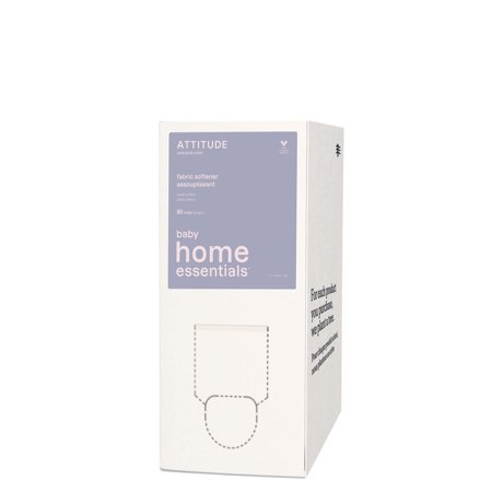 Pure Bliss: Attitude Baby Fabric Softener - Plant-Powered, Cruelty-Free, and Eco-Friendly - 80 Loads, Unscented - 67.6 Fl Oz Refill