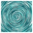 thumbnail image 4 of Better Trends Ombre Braid Braided Reversible Indoor Area Utility Rug, 100% Cotton, 96" x 120" Oval, Aqua, 4 of 4