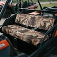 thumbnail image 2 of Yuyamidu Camo Hunting UTV Seat Covers Bench Seat Cover Brown Oak Powersports Cushion Pad Fit for Mule 3000 3010 3020 4000 4010 2001-2024, 2 of 7
