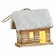 thumbnail image 4 of Adorno colgante de luz navideña en miniatura de madera para casa de pueblo Estilo B, 4 of 9
