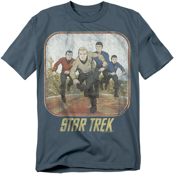 St Original Running Cartoon Crew Officially Licensed Adult T-Shirt M