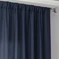 thumbnail image 5 of Ombre Blue Faux Linen Sheer Curtain (1 Panel), Ombre Blue, 50W X 84L, 5 of 10