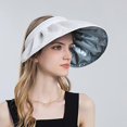 thumbnail image 2 of Gorra con visera para el sol al aire libre a la moda con protección solar de verano para mujer, 2 of 4